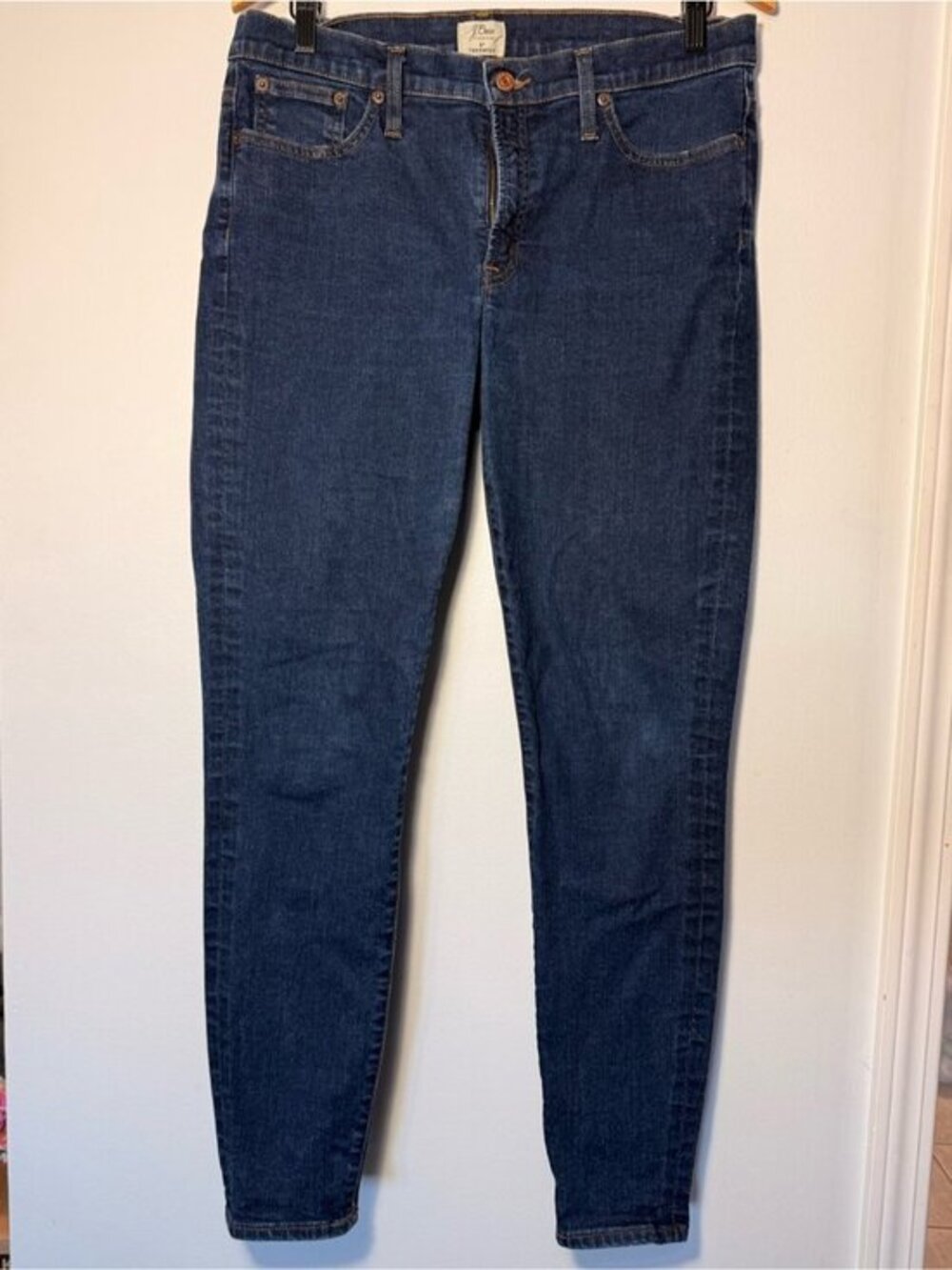 J.Crew 8" toothpick jean size 32T